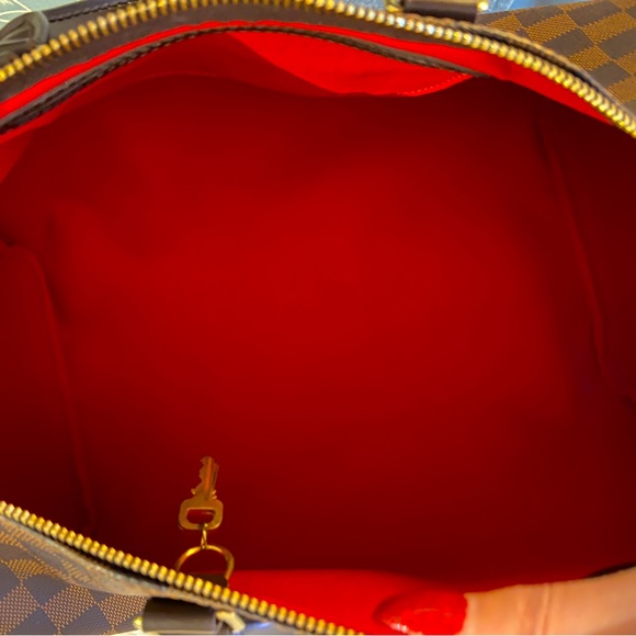 Authentic Louis Vuitton Damier Ebene Speedy 35 - Picture 7 of 11